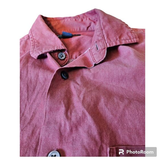 Banana Republic Men's Small Button Up Cotton Long Sleeve Collared Shirt - Picture 4 of 10